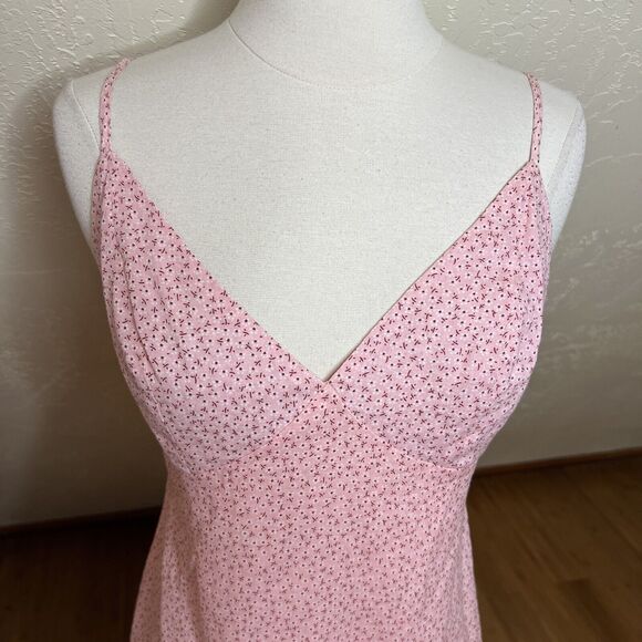Princess Polly Mini Dress Womens US 4 Pink Dainty Floral Print A Line - Picture 3 of 9